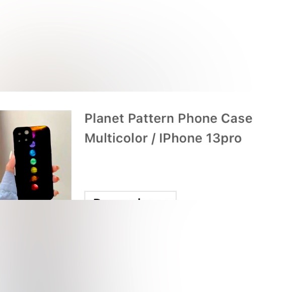 Planet Pattern Case for iPhone 13 Pro. - Picture 2 of 2